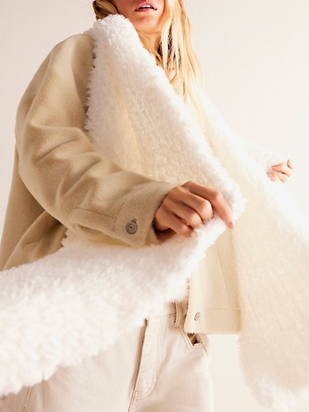 Free People Faux Fur Scarf